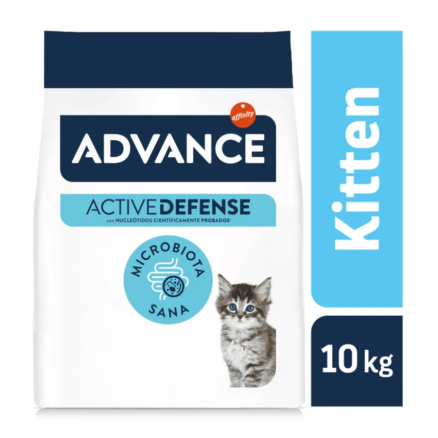 Advance Active Defense Frango e Arroz ração para gatinhos