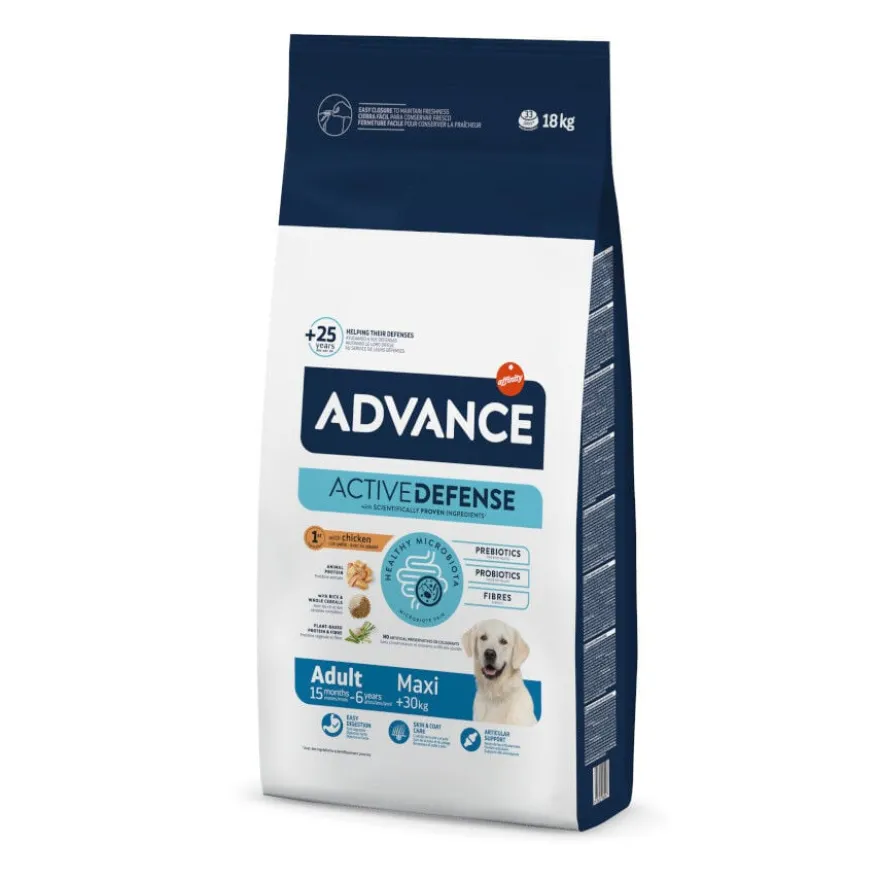 Advance Active Defense Maxi Adult Frango e Arroz ração para cães
