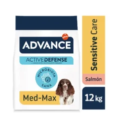 Advance Active Defense Medium Maxi Sensitive Salmão e Arroz ração para cães