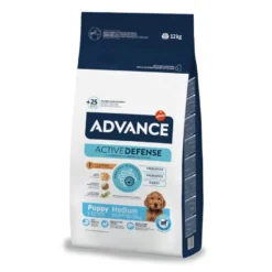 Advance Active Defense Medium Puppy Frango e Arroz ração para cães