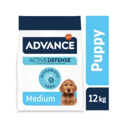 Advance Active Defense Medium Puppy Frango e Arroz ração para cães
