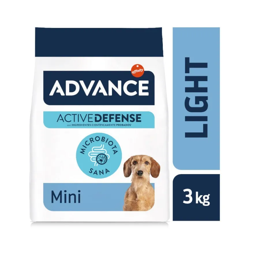 Advance Active Defense Mini Light Frango e Arroz ração para cães