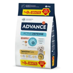 Advance Active Defense Mini Sensitive Salmão e Arroz ração para cães