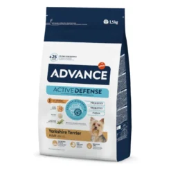 Advance Active Defense Yorkshire Terrier Adult Frango e Arroz ração para cães