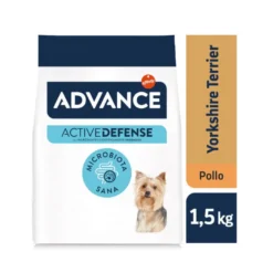 Advance Active Defense Yorkshire Terrier Adult Frango e Arroz ração para cães
