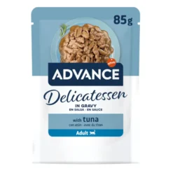 Advance Delicatessen Comida húmida de atum em saqueta para gatos