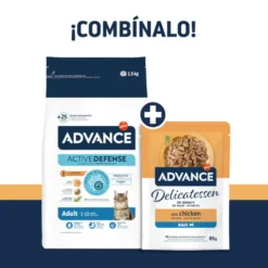 Advance Delicatessen Comida húmida de frango em saqueta para gatos
