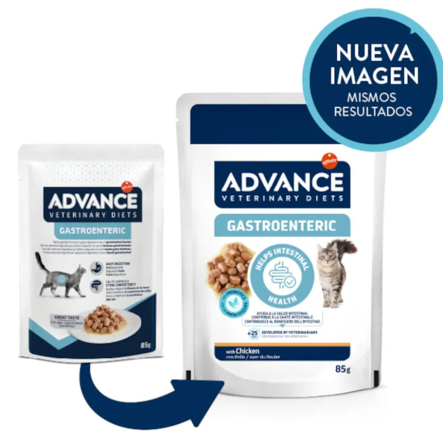 Advance Gastroenteric Frango saqueta para gatos