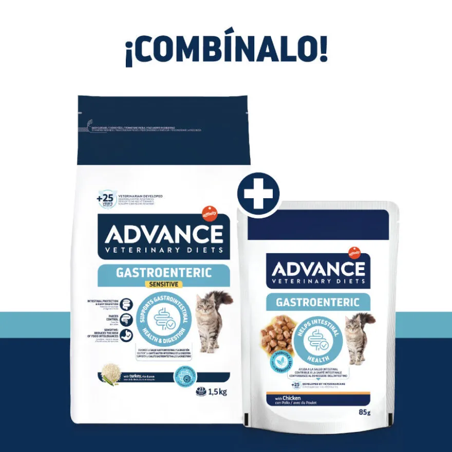 Advance Gastroenteric Frango saqueta para gatos