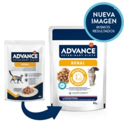 Advance Renal Frango e Porco saqueta para gatos