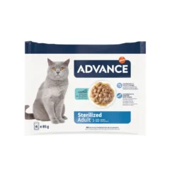 Advance Sterilized Adult Bacalhau saquetas para gatos