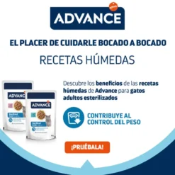Advance Sterilized Adult Bacalhau saquetas para gatos