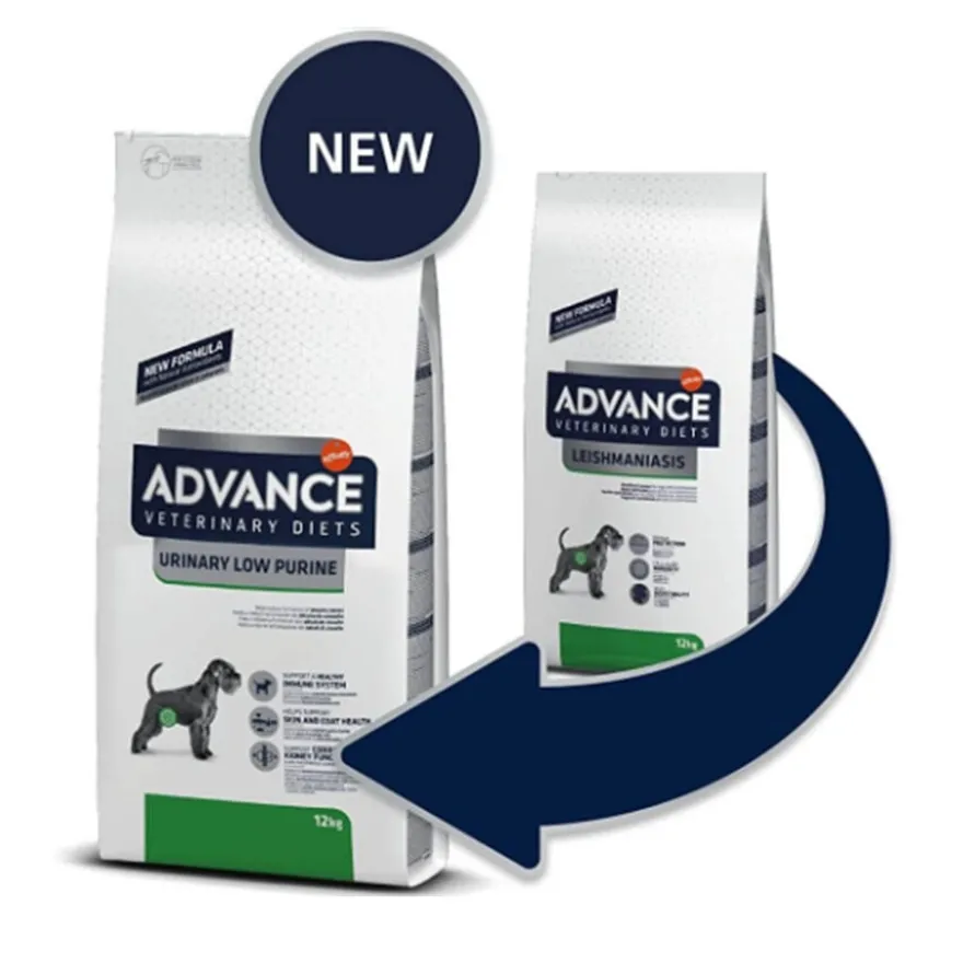 Advance Urinary Low Purine ração para cães