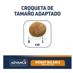 Advance Veterinary Diets Medium Maxi Weight Balance Aves ração para cães