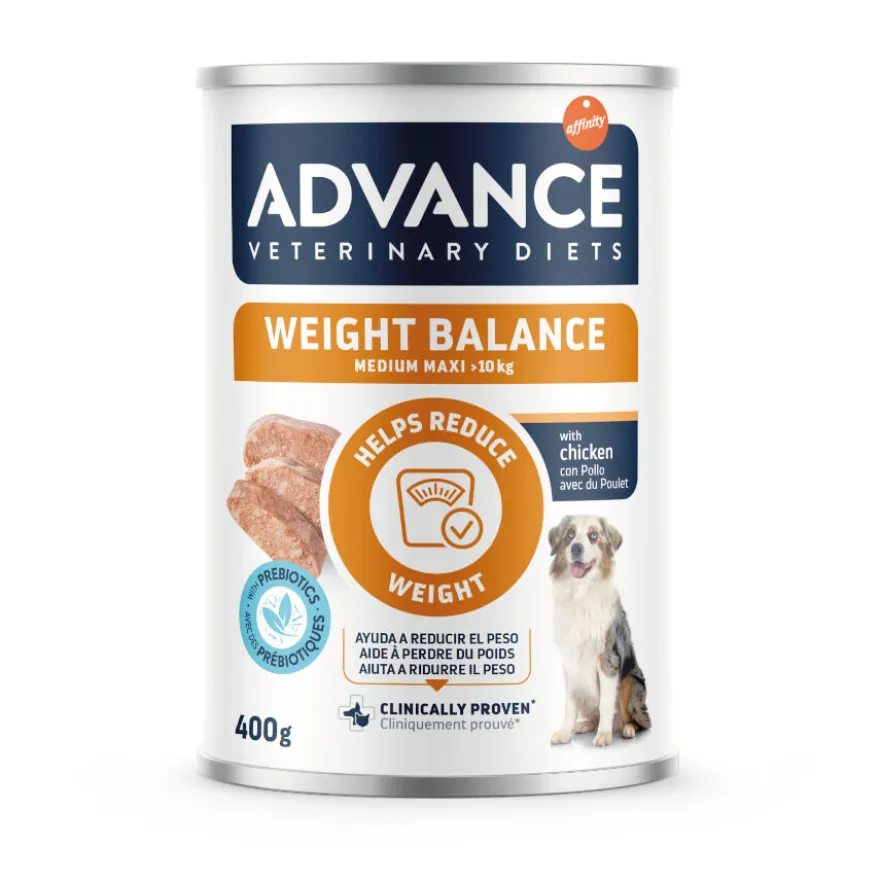 Advance Veterinary Diets Peso Equilíbrio Médio Maxi Ração Molhada para Cachorro