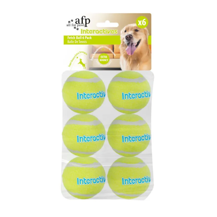 All For Paws Bolas de ténis interativas para cães