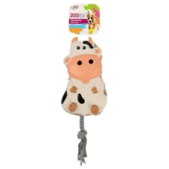 All For Paws Brinquedo em forma de vaca para cães