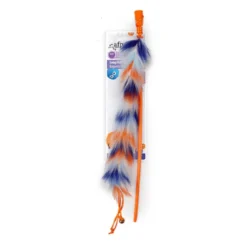 All For Paws Furry Ball Brinquedo Cana Laranja para gatos