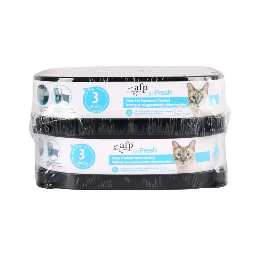 All For Paws Go Fresh Recarga de sacos pretos para gatos