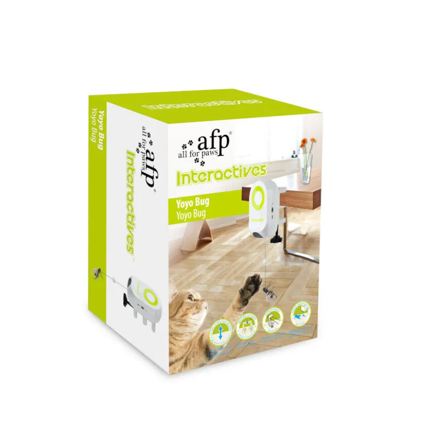 All For Paws Interactives Brinquedo Yoyo Bug para gatos