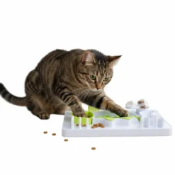 All For Paws Interactives Puzzle em formato de Peixe Brinquedo para gatos