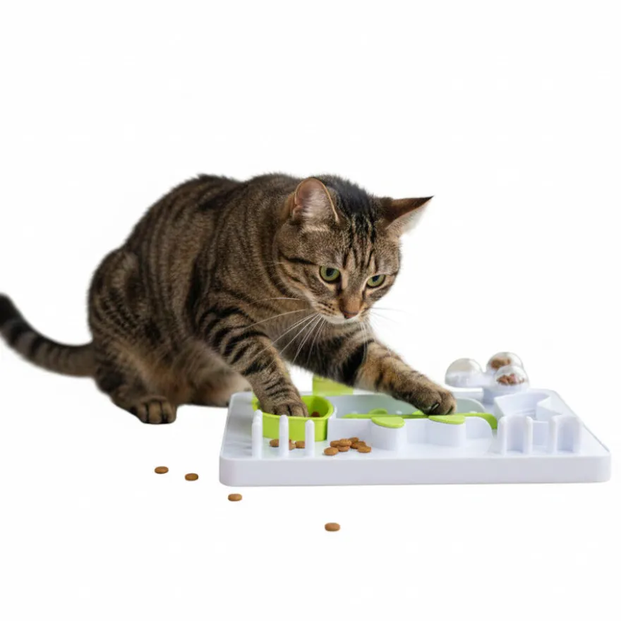 All For Paws Interactives Puzzle em formato de Peixe Brinquedo para gatos
