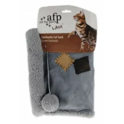 All For Paws Lamb Saco Cama Cinza e Bege para gatos
