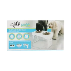 All For Paws Multi Height Comedouro Duplo para cães e gatos