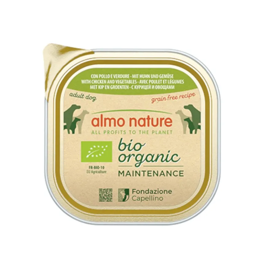 Almo Nature Bio Organic Maintenance Frango e Vegetais Ração para Cães