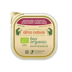 Almo Nature Bio Organic Maintenance, ração para cães sem grãos, carne e vegetais