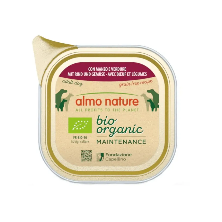 Almo Nature Bio Organic Maintenance Ração para cães sem grãos, carne e vegetais