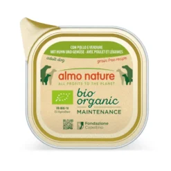 Almo Nature Bio Organic Maintenance Ração para cães sem grãos com frango e vegetais