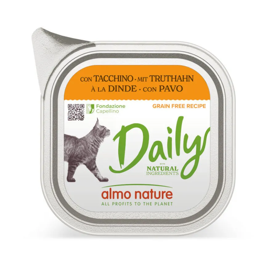 Almo Nature Daily Grain Free Turkey para gatos