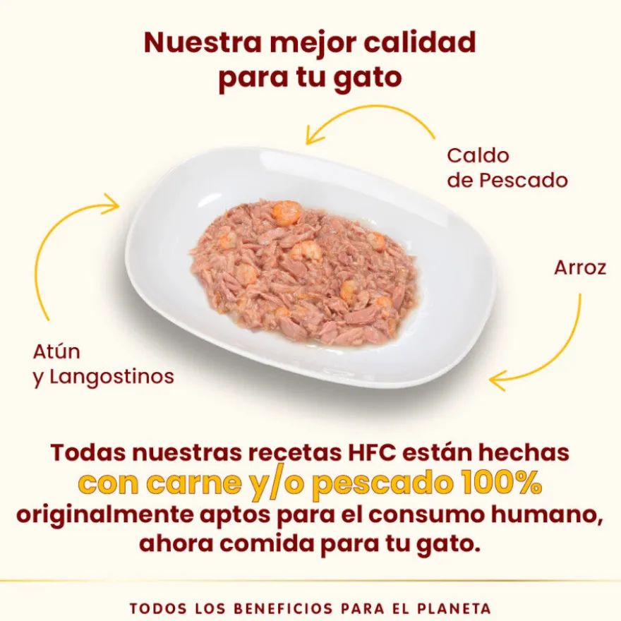 Almo Nature HFC Atum e Camarões lata para gatos