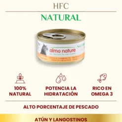 Almo Nature HFC Atum e Camarões lata para gatos
