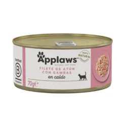 Applaws Atum e Camarão lata natural para gatos