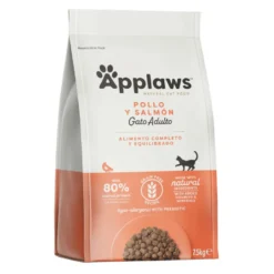Applaws Feline Adult Grain Free frango e salmão ração para gatos