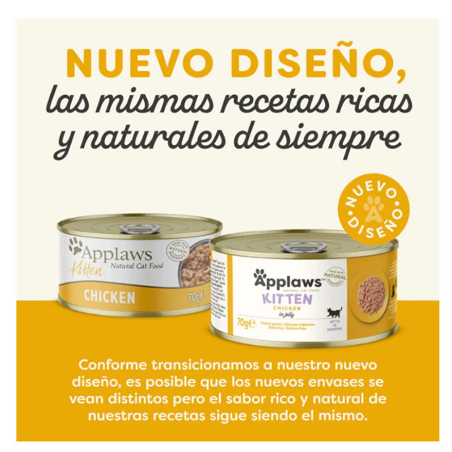 Applaws Kitten Comida húmida de Frango em lata para gatos