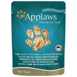 Applaws Natural Atum e Anchova sachê para gatos