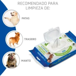 Artero Plis Plas Luvas molhadas para cães