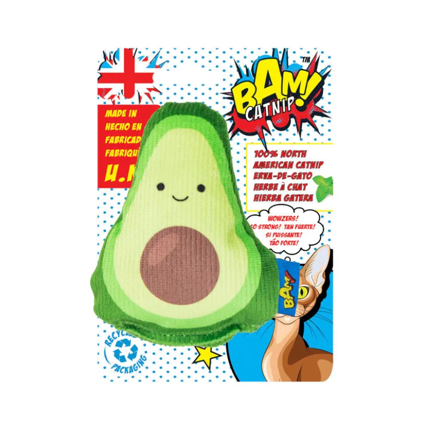 BAM! Peluche Abacate com catnip para gatos