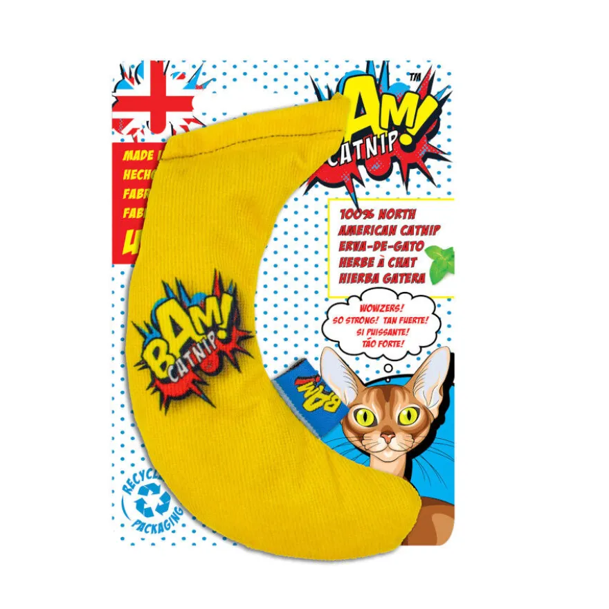 BAM! Peluche Banana com catnip para gatos
