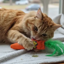 BAM! Peluche Cenoura com catnip para gatos