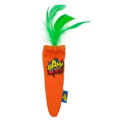 BAM! Peluche Cenoura com catnip para gatos