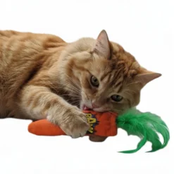 BAM! Peluche Cenoura com catnip para gatos