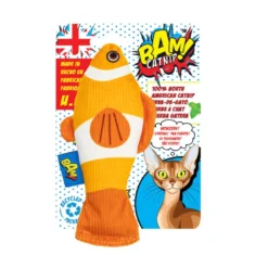 BAM! Peluche de peixe com catnip para gatos