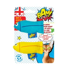 BAM! Peluche Peixe com catnip para gatos
