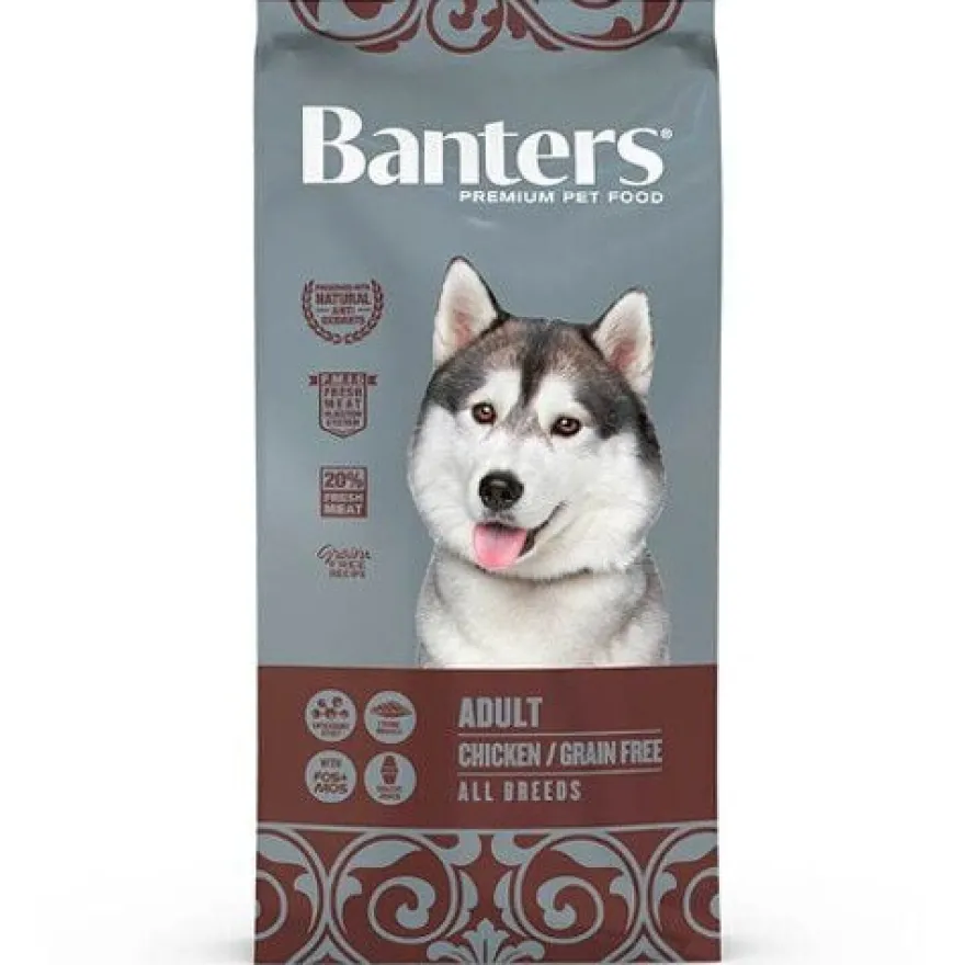 Banters Adult Frango ração para cães