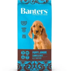 Banters Puppy Junior Borrego e Arroz ração para cães