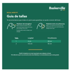Baskerville Wide Fit Açaime de plástico para cães